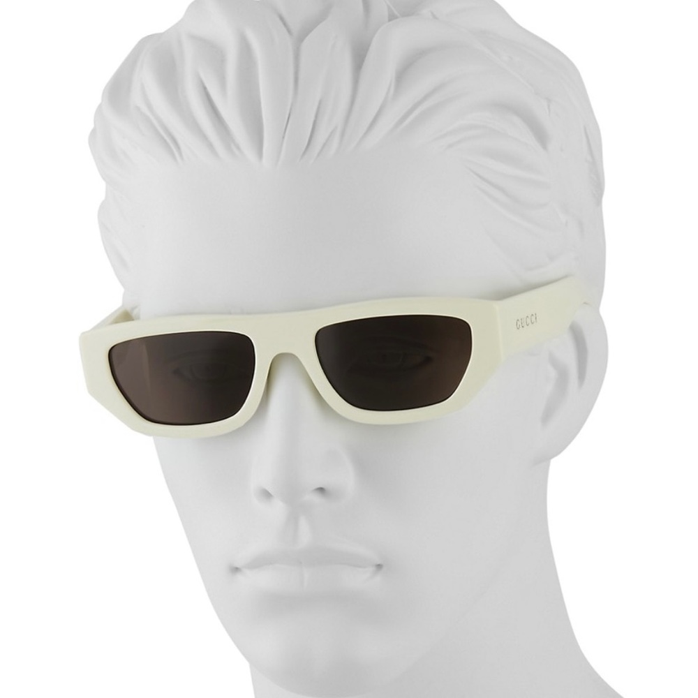 Gucci Logo 53MM Rectangular Sunglasses